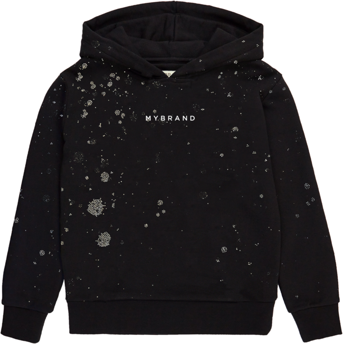 My Brand PAINT CAPSULE HOODIE | BLACK Zwart