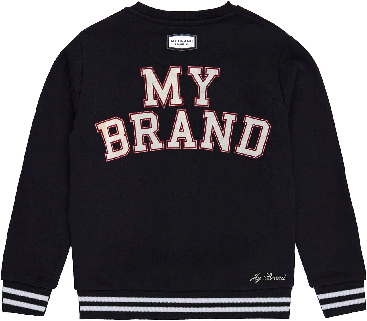 My Brand Panther Striped Sweater | BLACK Zwart