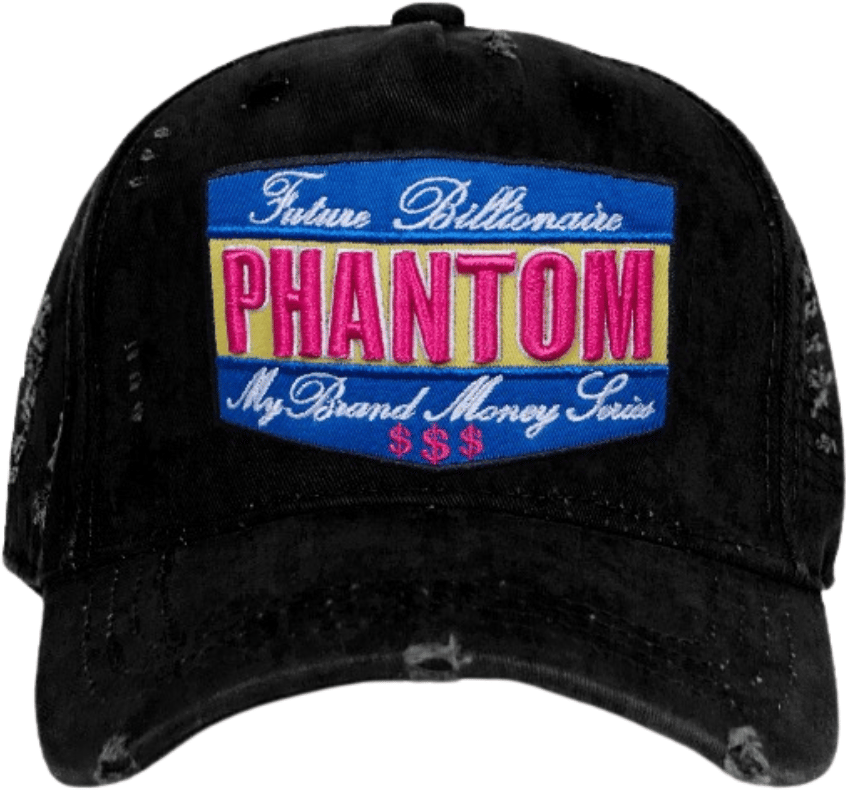 My Brand Phantom Cap | BLACK Zwart