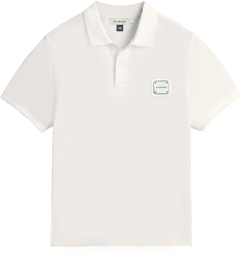 My Brand PIQUE POLO WHITE | WHITE Wit