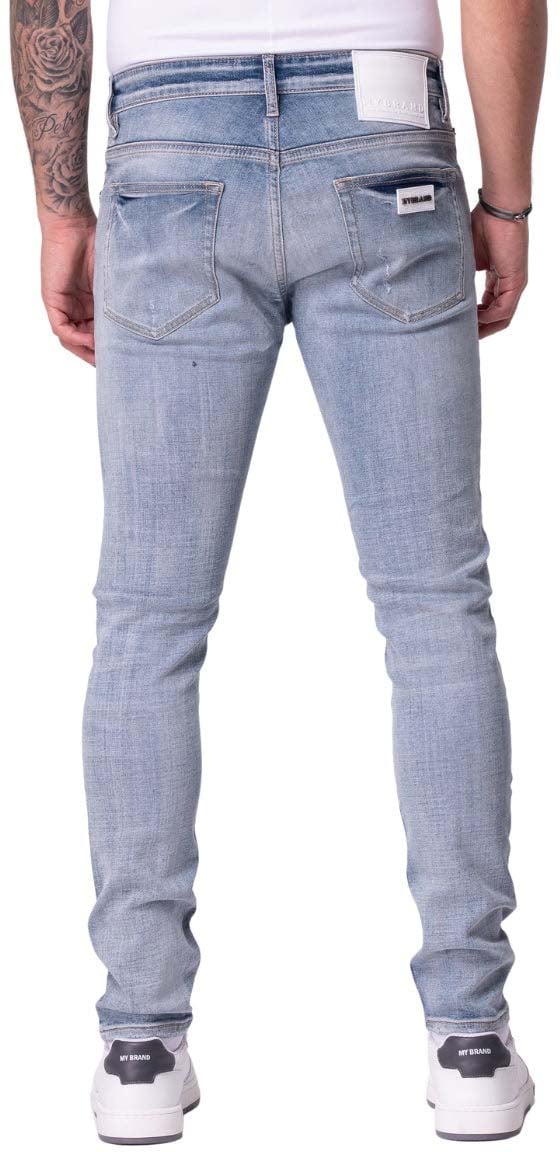 My Brand PLAIN DISTRESSES JEANS, CODE NAVY WHITE | DENIM Blauw