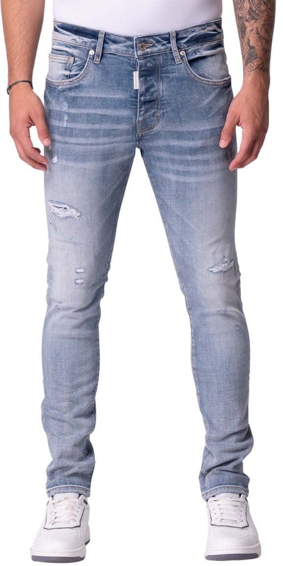 My Brand PLAIN DISTRESSES JEANS, CODE NAVY WHITE | DENIM Blauw