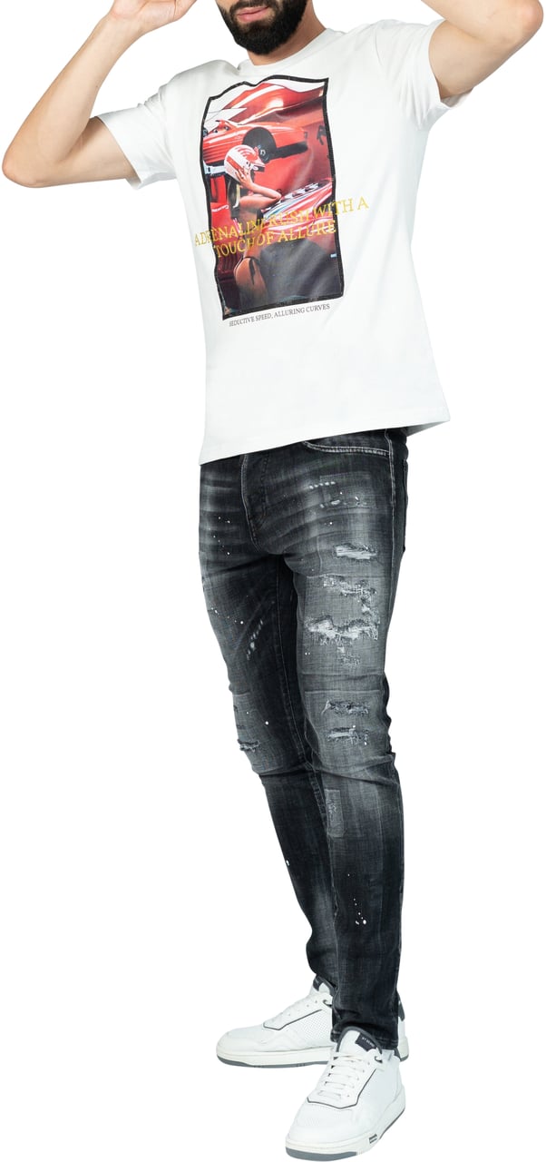 My Brand Race adrenaline tee | OFF-WHITE Wit