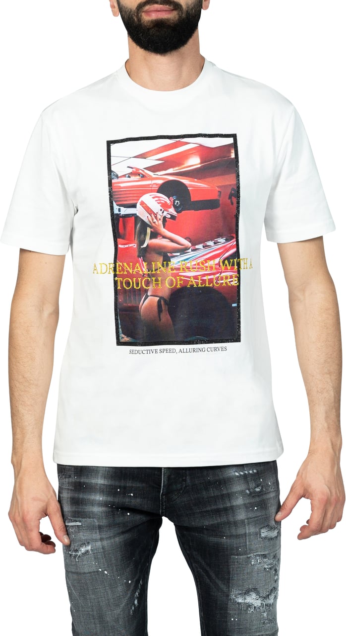 My Brand Race adrenaline tee | OFF-WHITE Wit