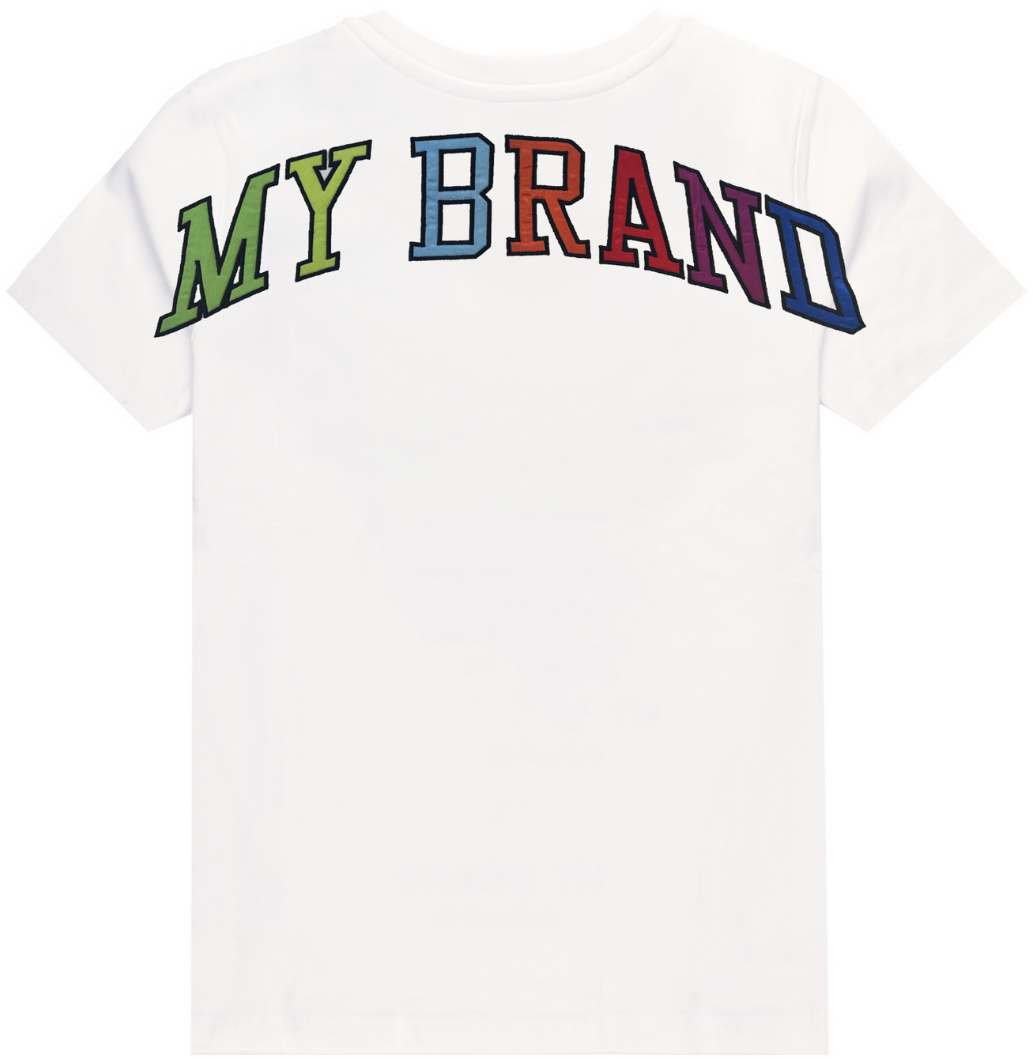 My Brand RAINBOW CAPSULE T-SHIRT | WHITE Wit
