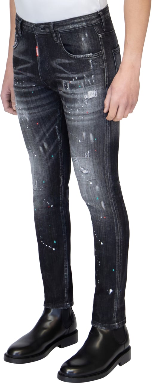 My Brand RED MYBRAND EMBLEM JEANS | BLACK Zwart