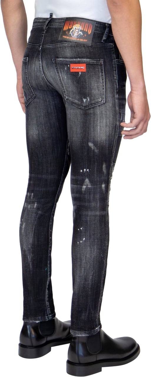 My Brand RED MYBRAND EMBLEM JEANS | BLACK Zwart