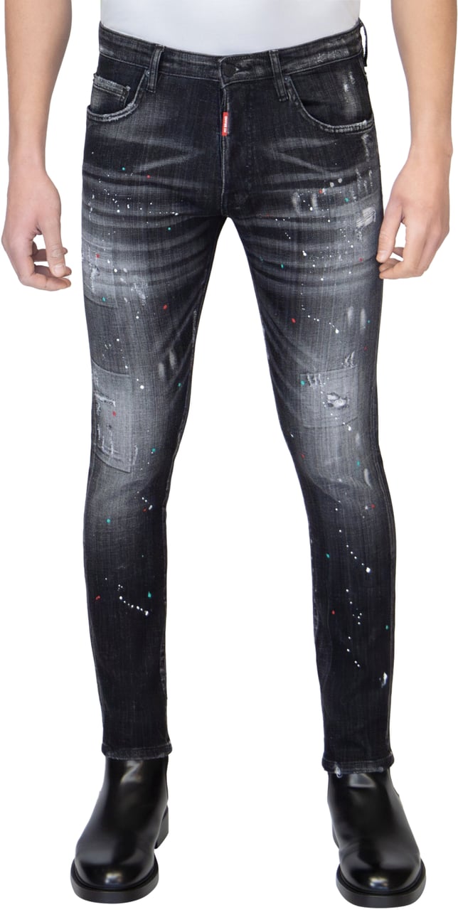 My Brand RED MYBRAND EMBLEM JEANS | BLACK Zwart