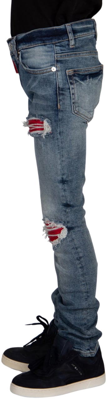 My Brand RED RIPPED BIKER JEANS KIDS | DENIM Blauw