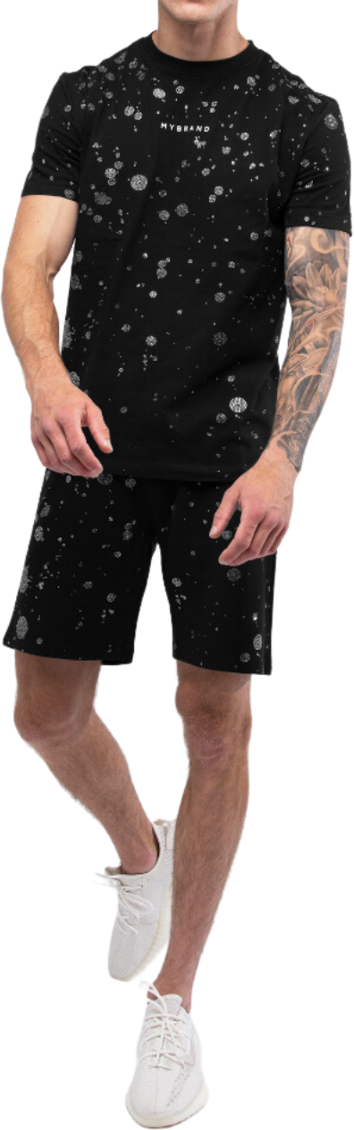 My Brand RHINESTONE SPLASH MB | BLACK Zwart