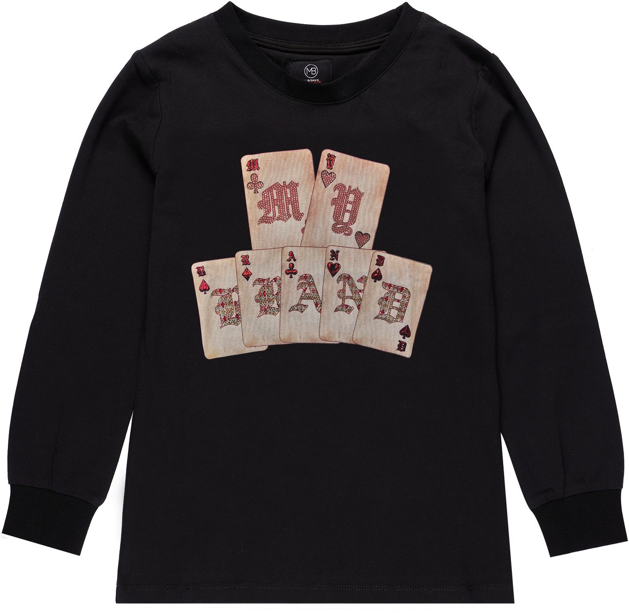 My Brand Risk Cards Longsleeve | BLACK Zwart