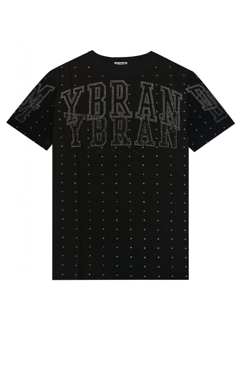 My Brand SHINE CAPSULE BLACK T SHIRT | BLACK Zwart