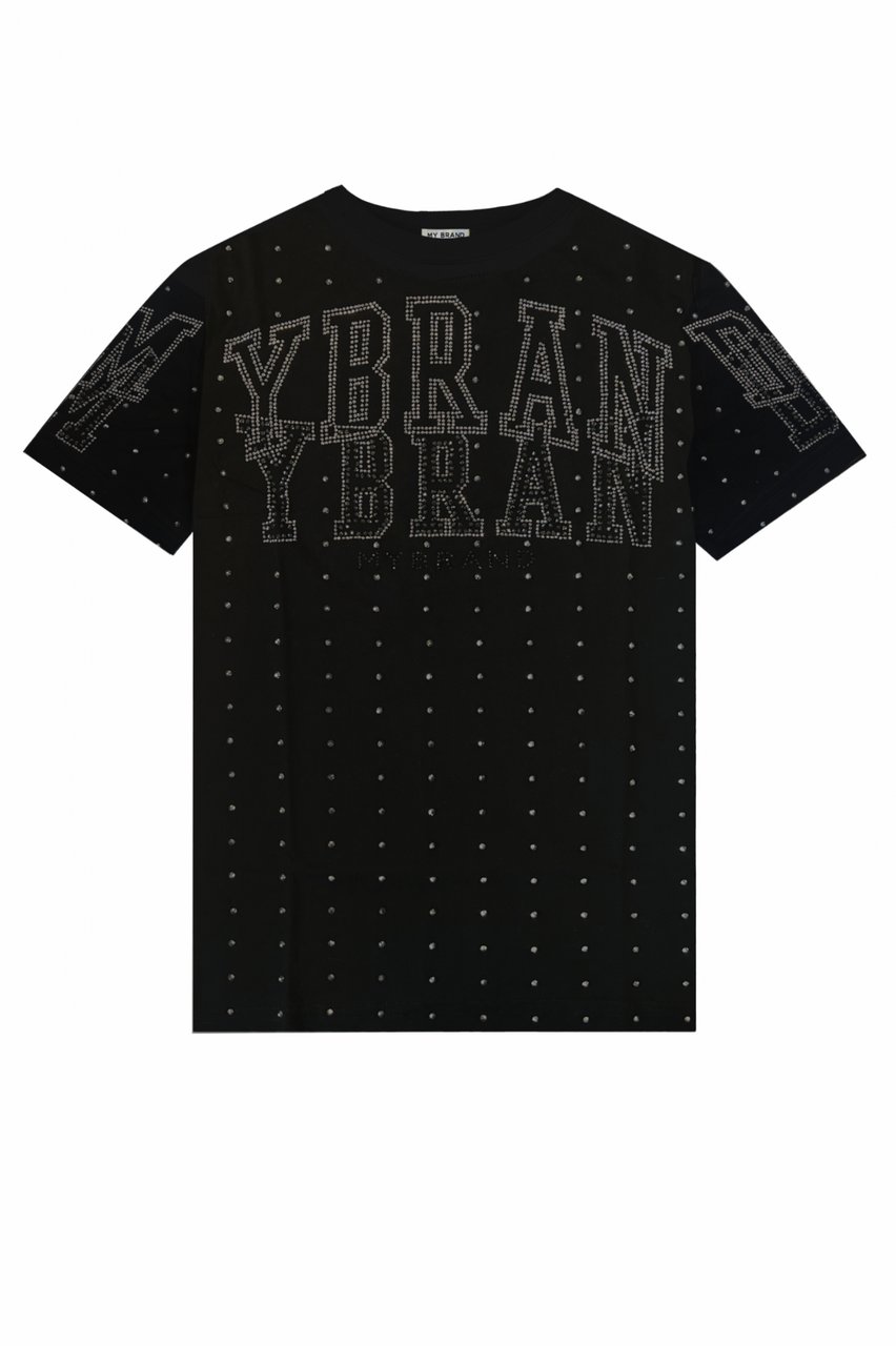 My Brand SHINE CAPSULE BLACK T SHIRT | BLACK Zwart