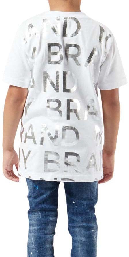 My Brand SILVER ALLOVER MY BRAND T | WHITE Wit