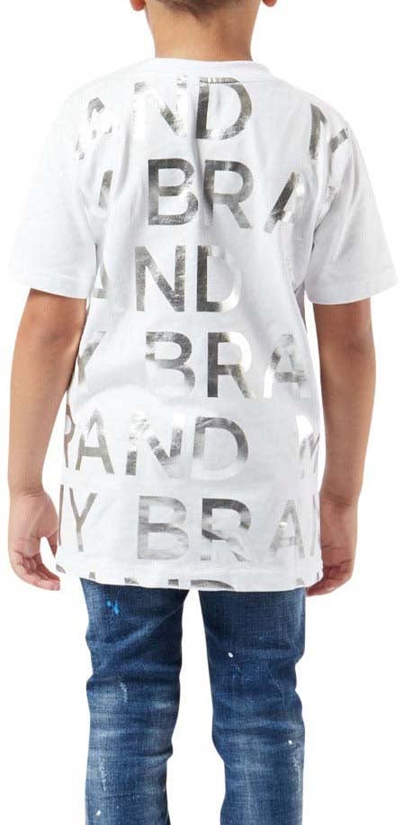 My Brand SILVER ALLOVER MY BRAND T | WHITE Wit