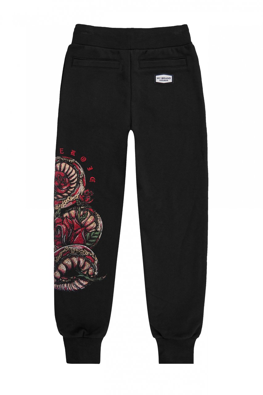 My Brand Snake Rose Joggingpants | BLACK Zwart