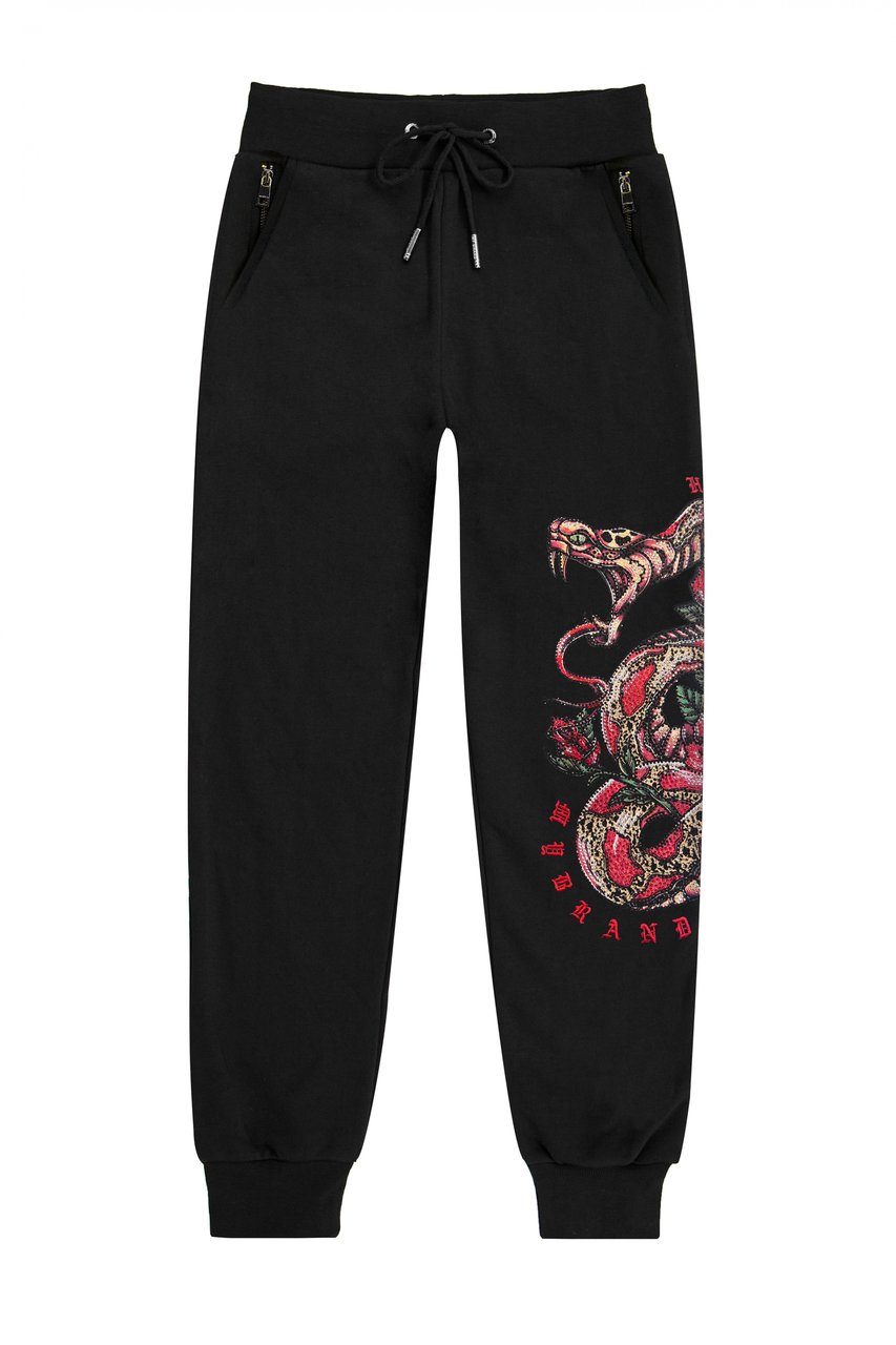 My Brand Snake Rose Joggingpants | BLACK Zwart