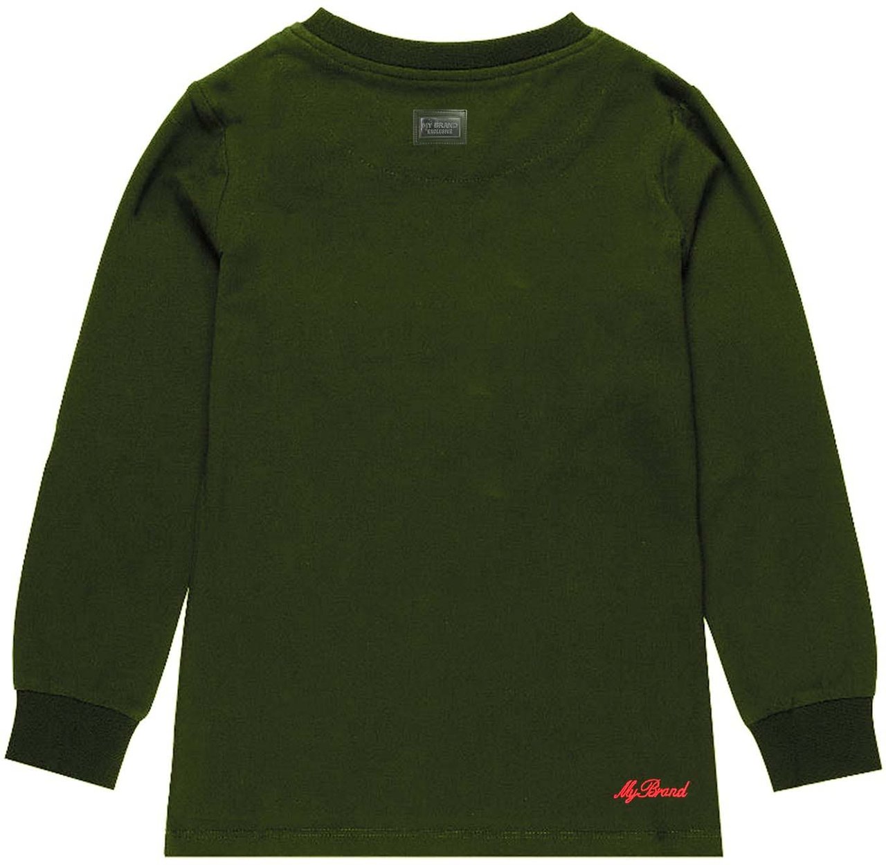 My Brand Snake Roses Longsleeve Army | ARMY Groen