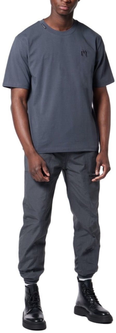 My Brand Solid M T-Shirt Dress blues | DARK GREY Grijs