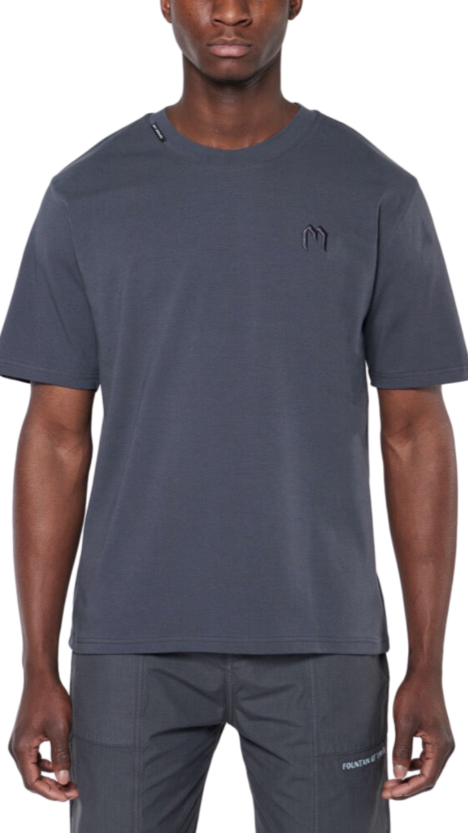 My Brand Solid M T-Shirt Dress blues | DARK GREY Grijs