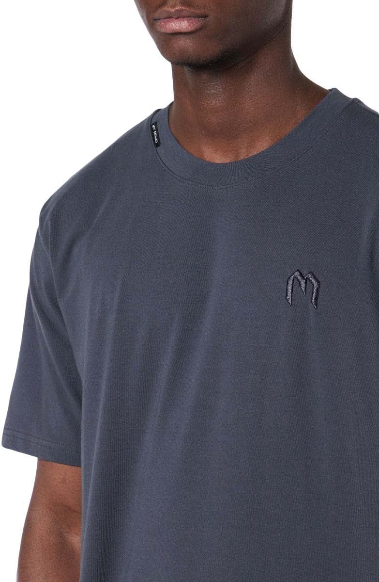 My Brand Solid M T-Shirt Dress blues | DARK GREY Grijs