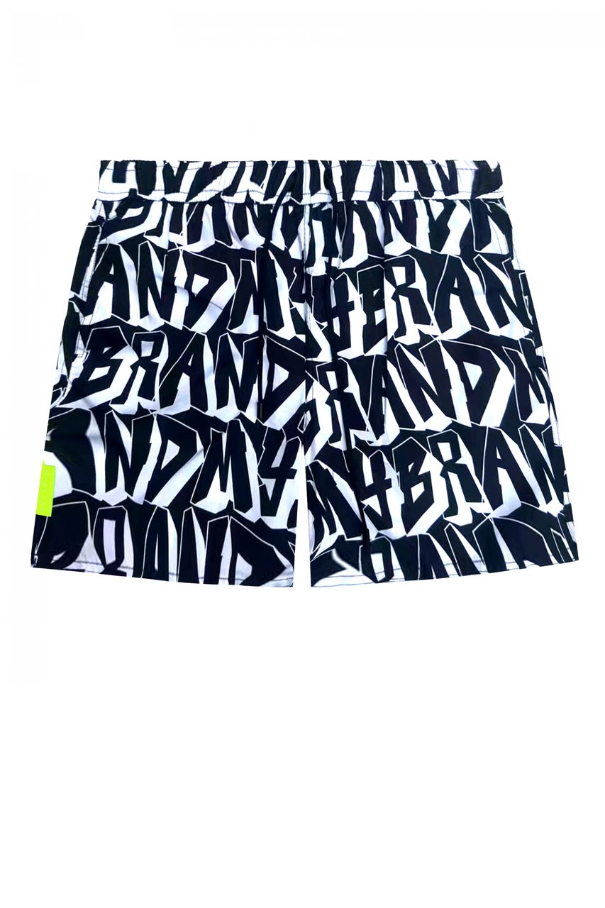 My Brand STREET ART SWIM AOP CAPSU | WHITE Wit