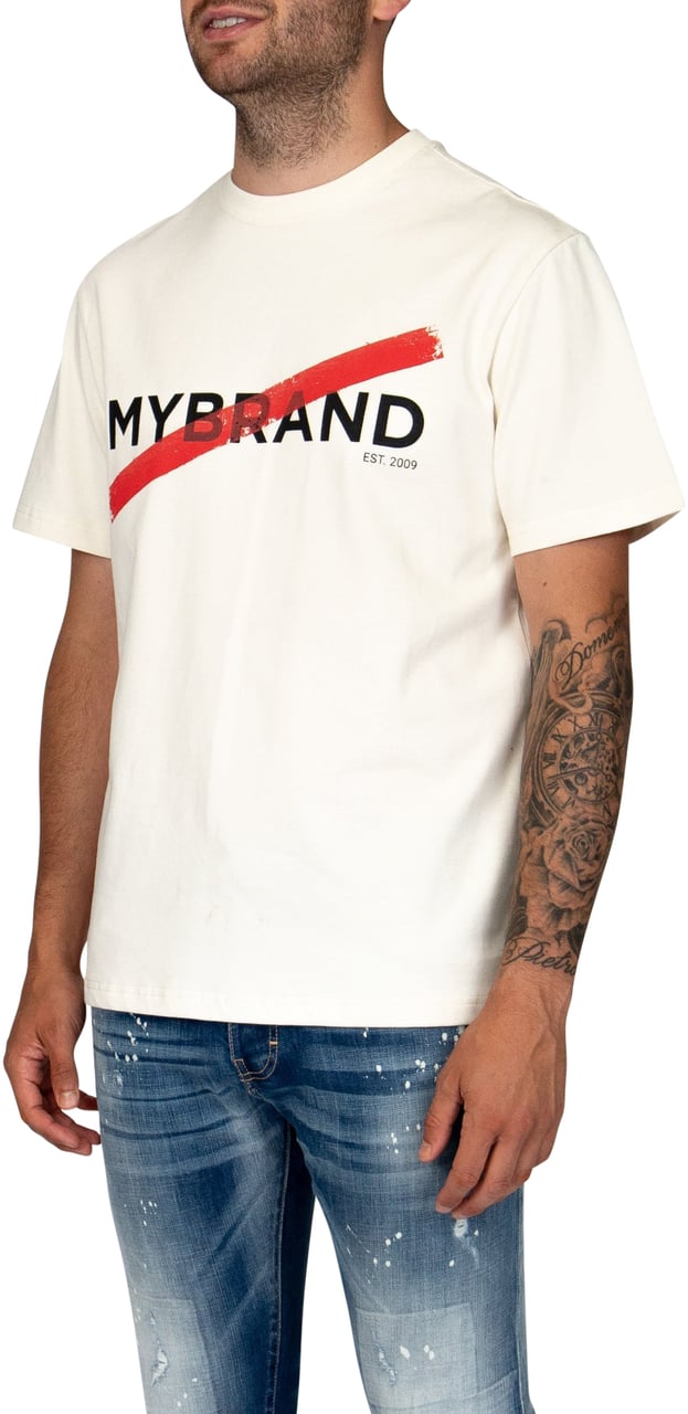 My Brand The Red Line Shirt White | OFF-WHITE Wit