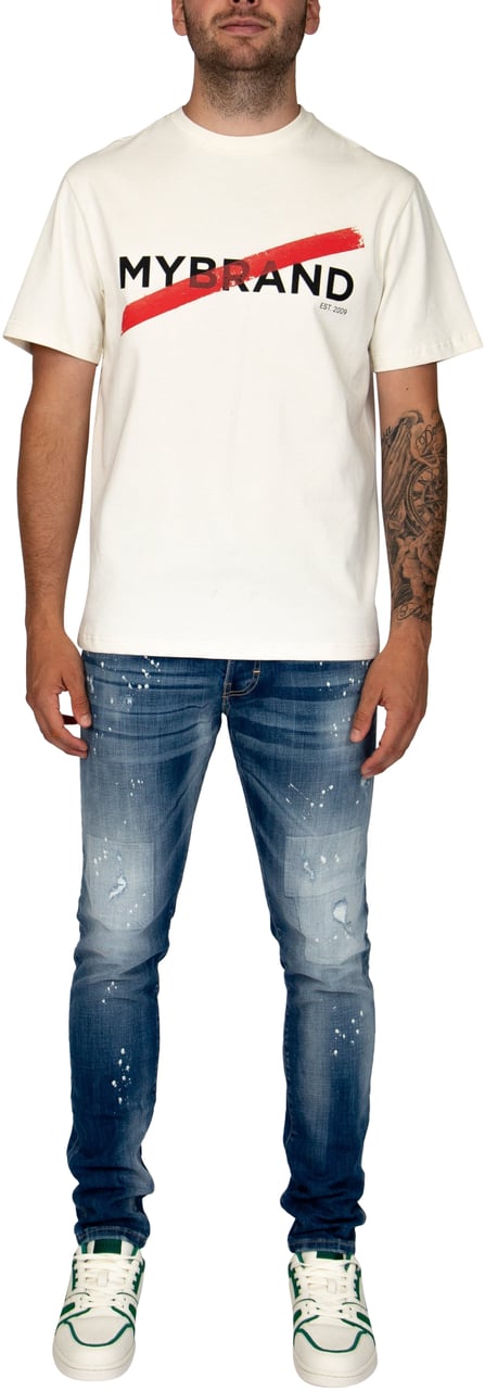 My Brand The Red Line Shirt White | OFF-WHITE Wit