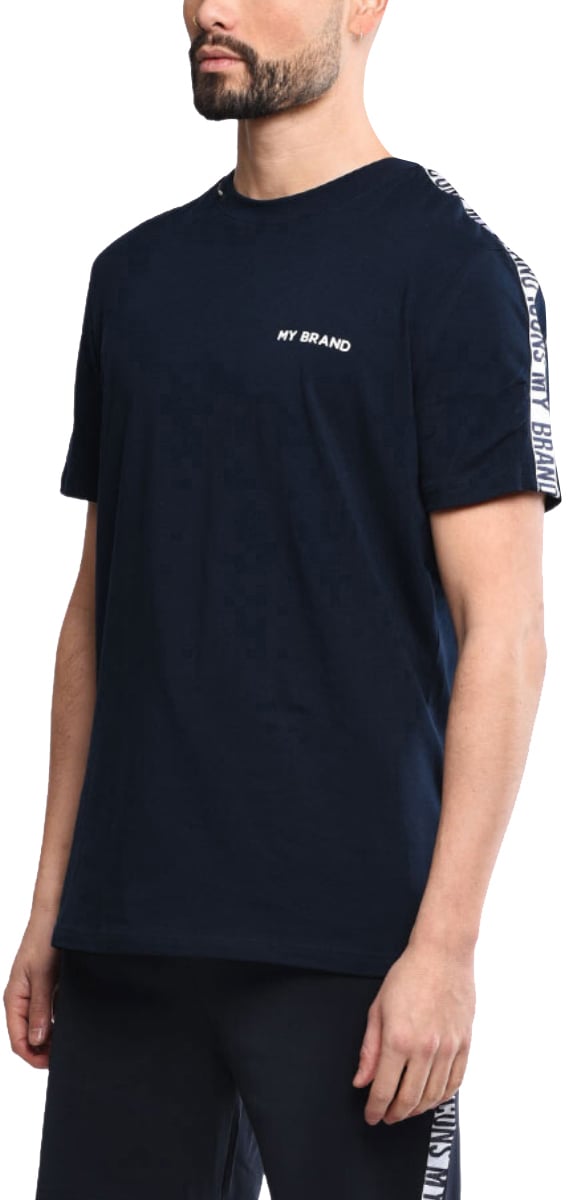 My Brand Track T-Shirt Icons Navy | NAVY Blauw