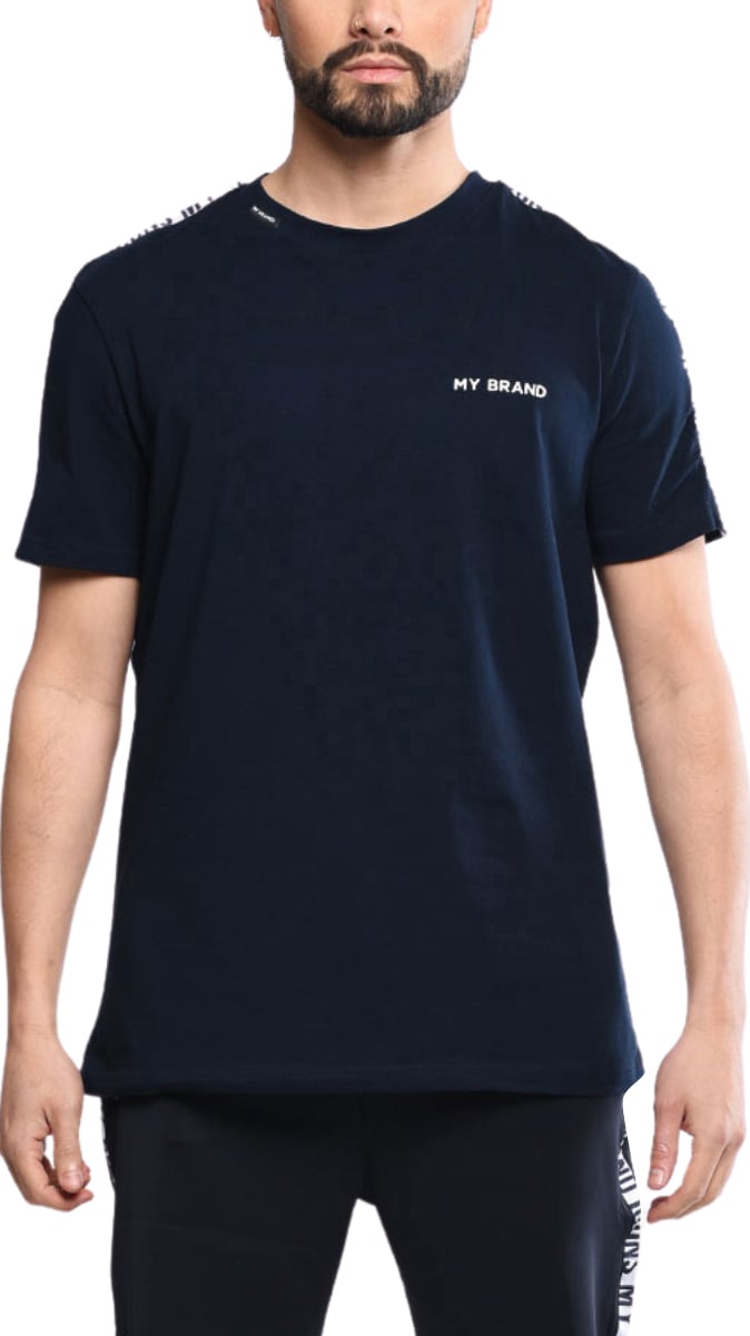 My Brand Track T-Shirt Icons Navy | NAVY Blauw