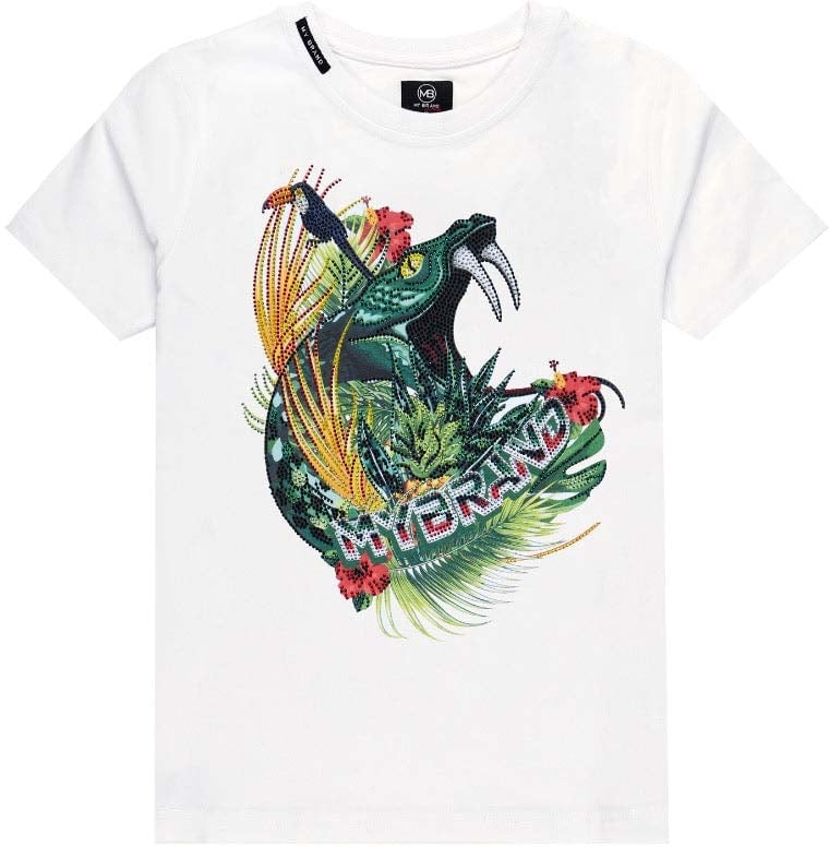 My Brand Tropical Snake T-Shirt | WHITE Wit