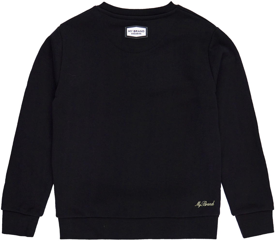 My Brand Trouble Tiger Sweater Gold | GOLD Geel