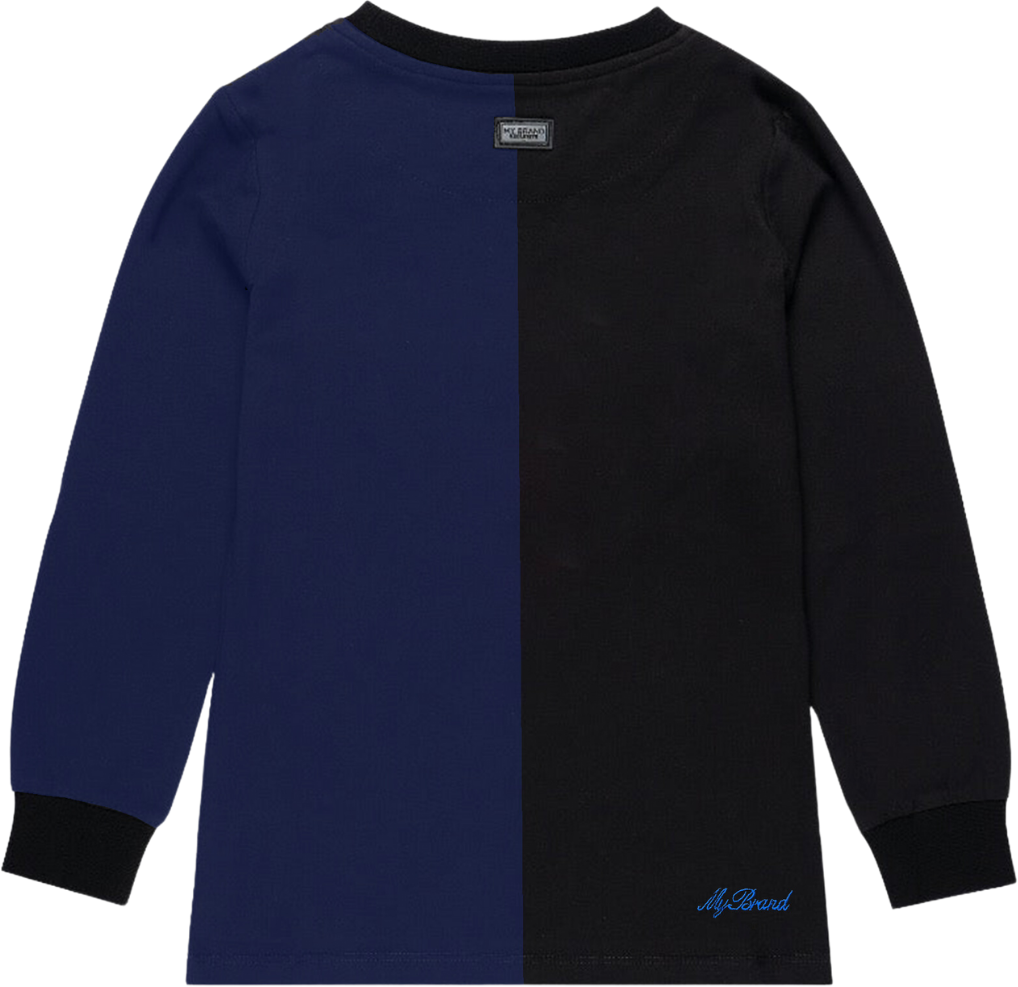 My Brand Two Sides Longsleeve | BLACK Zwart