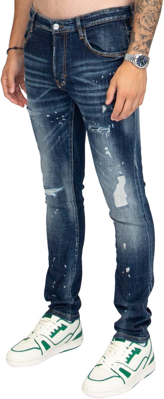 My Brand Vintage Indigo Torn Jeans | DENIM Blauw
