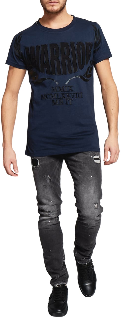 My Brand Warrior T-Shirt Navy | NAVY Blauw