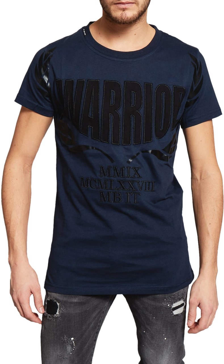 My Brand Warrior T-Shirt Navy | NAVY Blauw