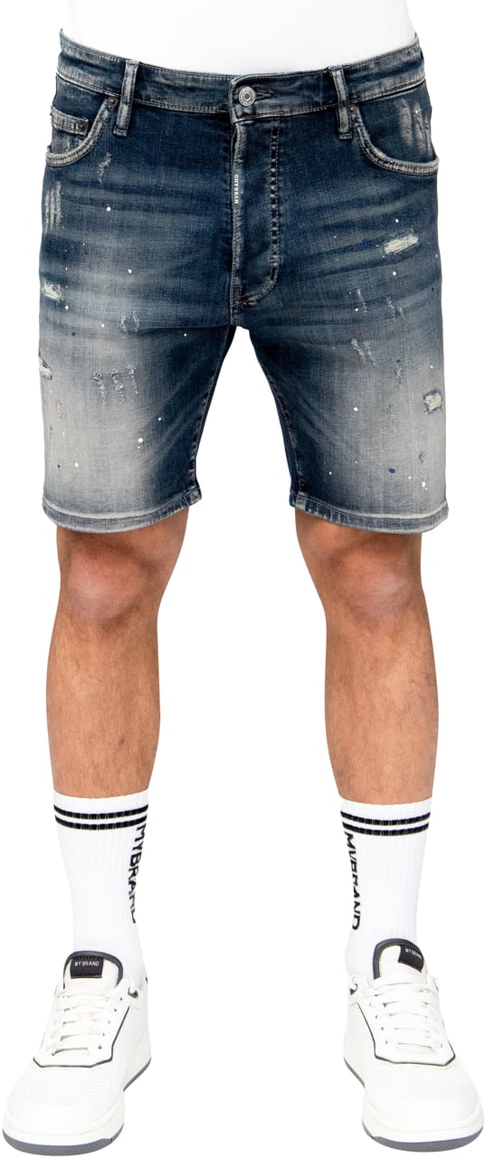 My Brand Washed Shredder Shorts | DENIM Blauw