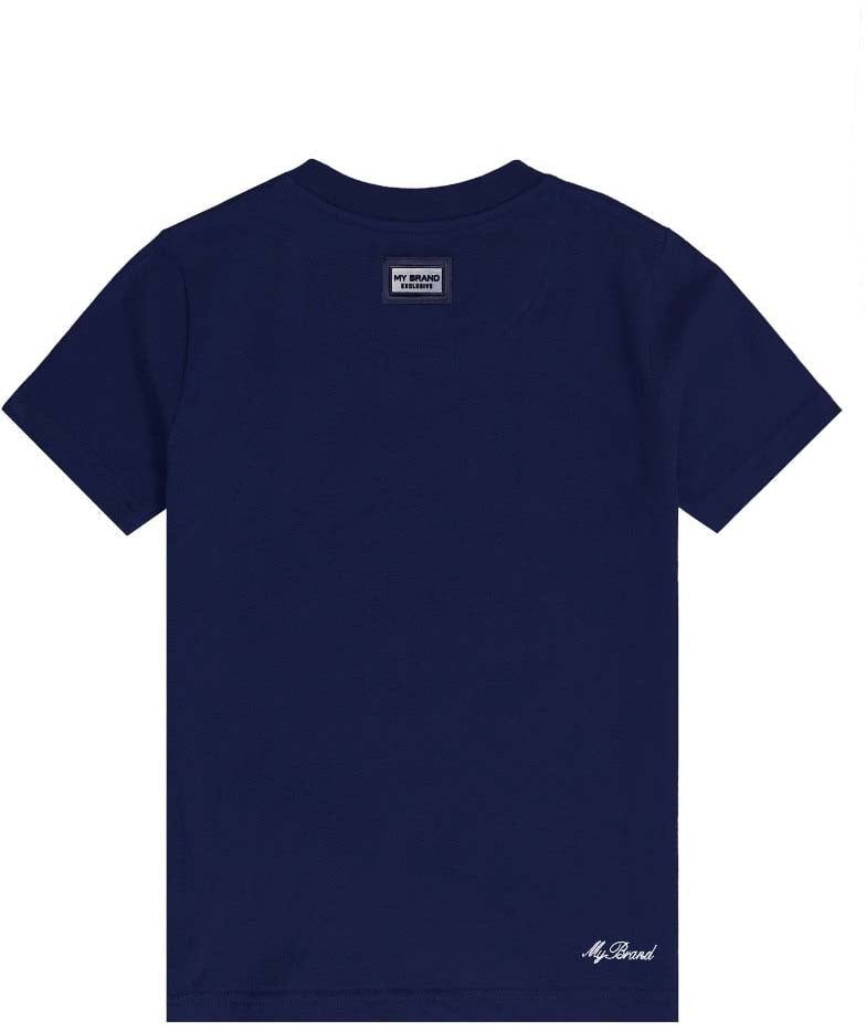 My Brand White Skull T-Shirt | NAVY Blauw