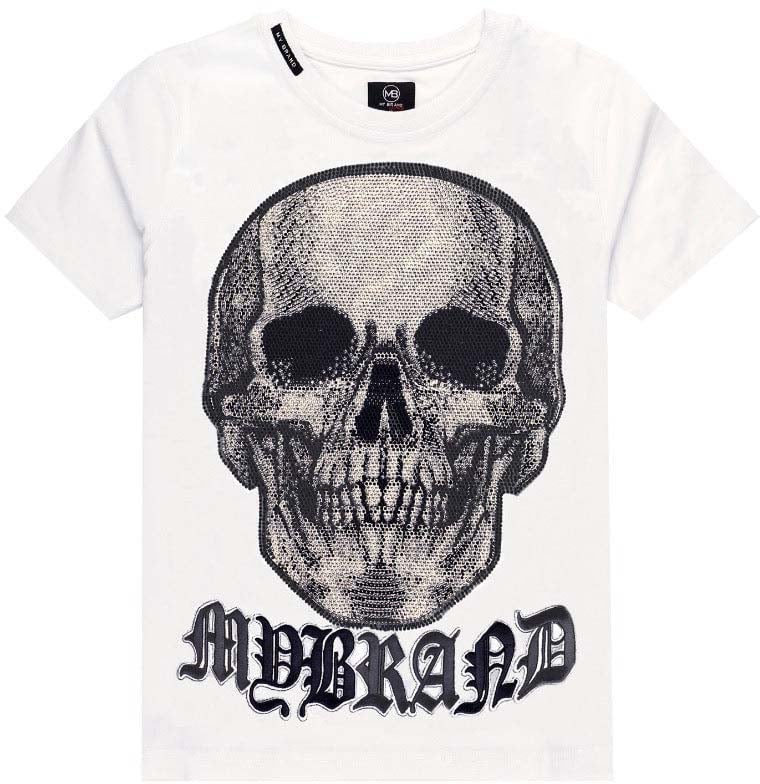 My Brand White Skull T-Shirt | WHITE Wit