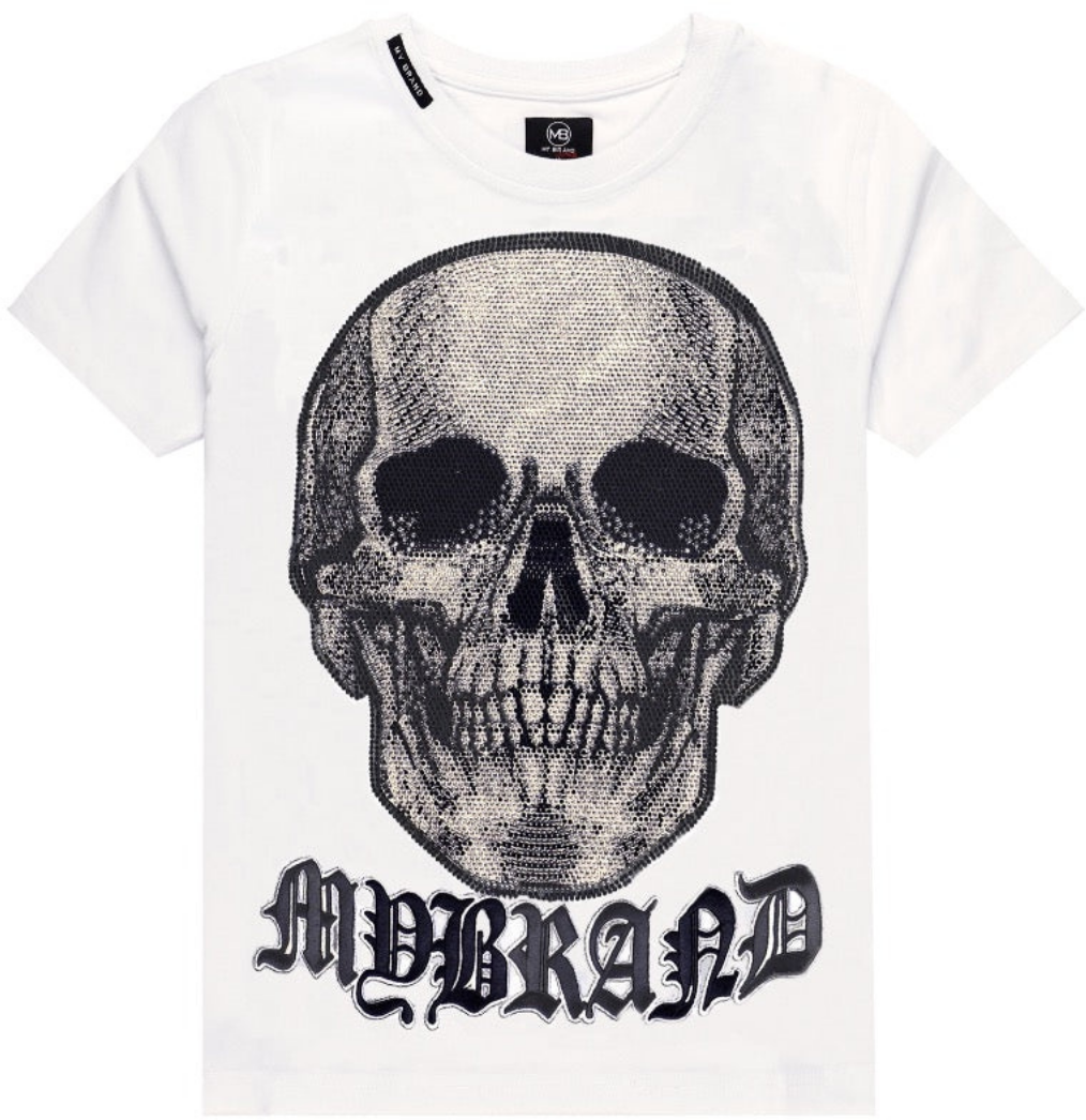 My Brand White Skull T-Shirt | WHITE Wit