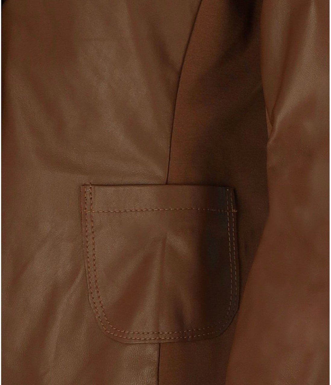 MYSKIN BASIC SINGLE-BREASTED BLAZER Bruin
