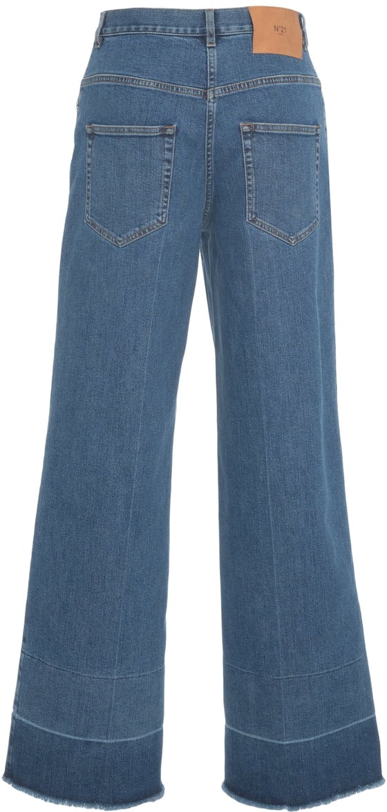 N 21 Wide leg jeans Blauw