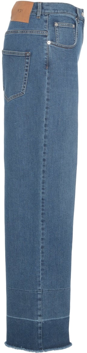 N 21 Wide leg jeans Blauw