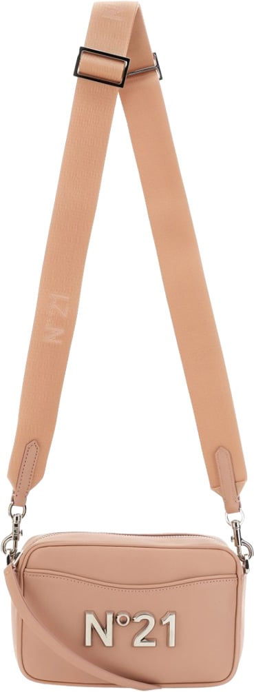 N 21 Logo Plaque Bag Bruin