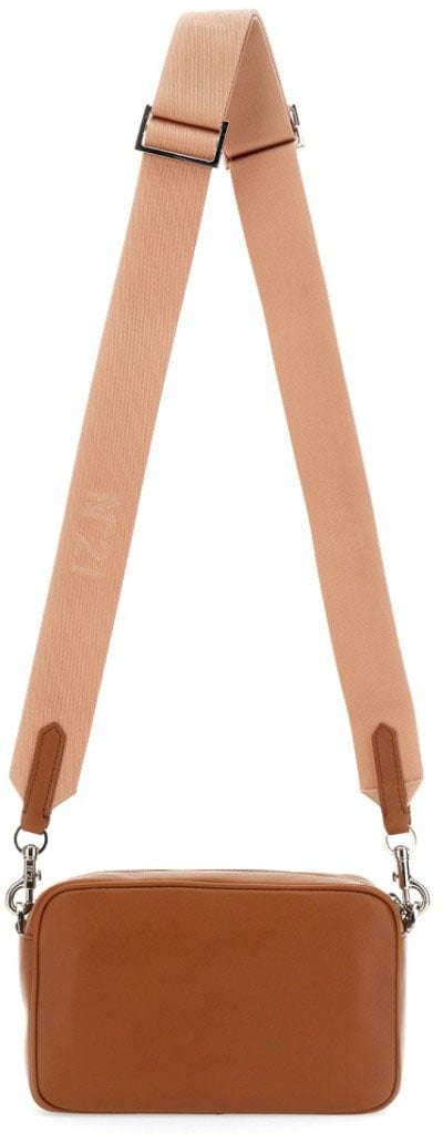 N 21 Logo Plaque Bag Bruin