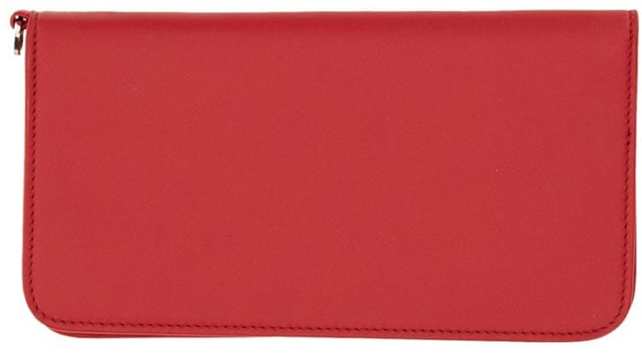 N 21 Rectangular Leather Wallet Rood