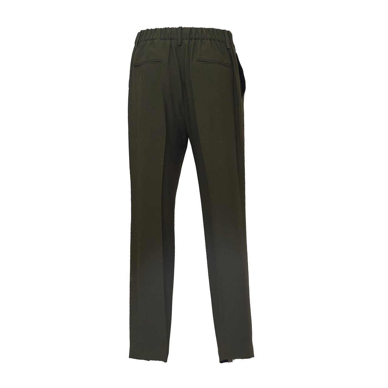 N 21 Straight-Leg Trousers with Mid-Rise Waistband and Concealed Pockets Zwart