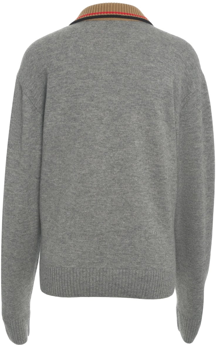N 21 Polo Collar Pullover Beige
