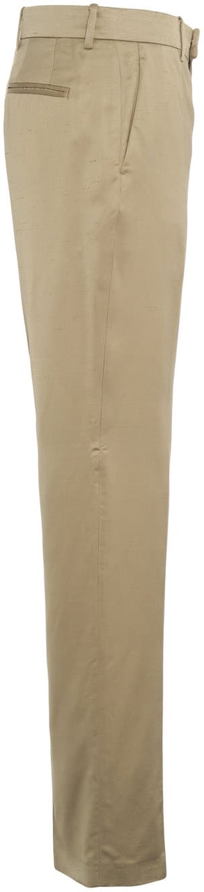 N 21 Shantung trousers Groen