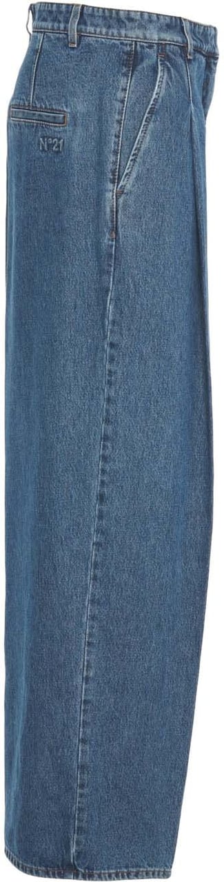 N 21 Loose fit jeans Blauw